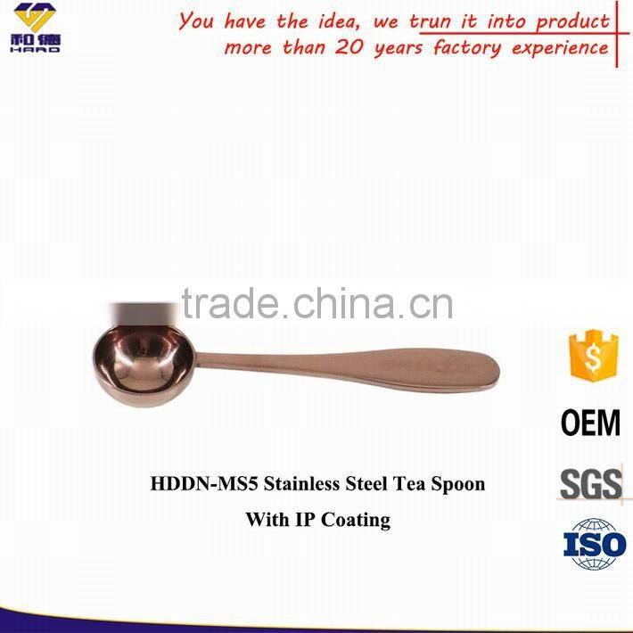 OEM and ODM 5 ML Metal Tea Spoon With LOGO