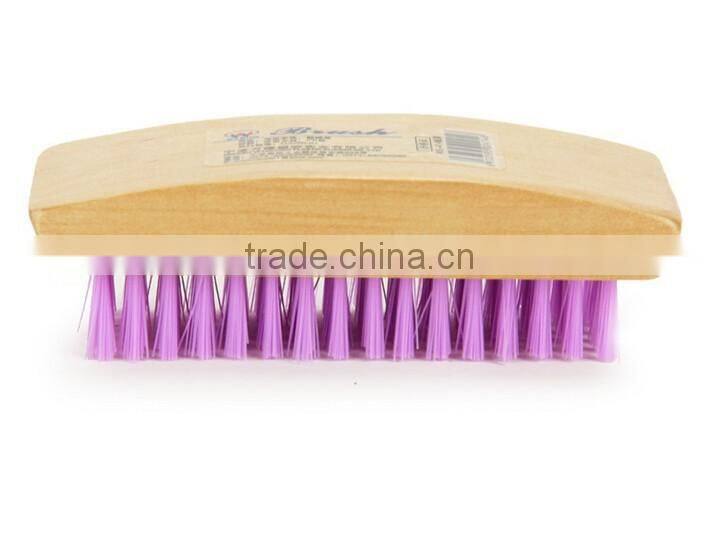 Wooden soft wool durable laundry brush