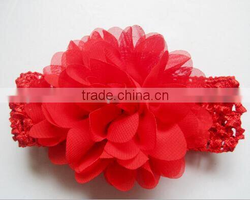 Fabric flower design crafts accessories for hair