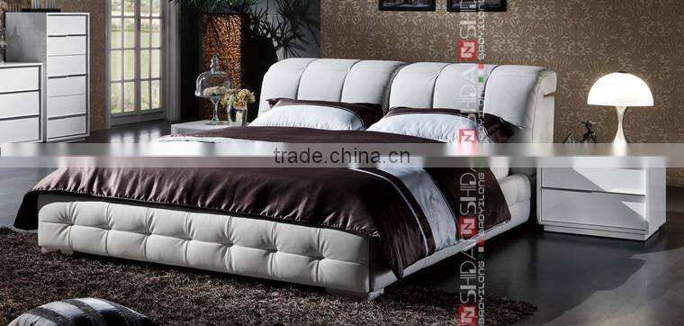 furniture bed, bed room furniture, bed design furniture wooden B907
