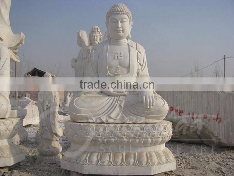 China supply fengshui sculpture marble buddha garden statue for outdoor decoration
