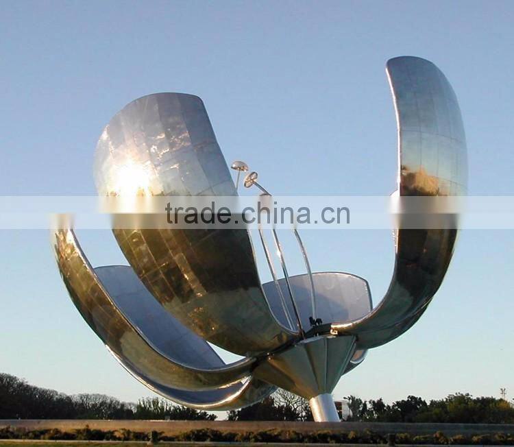outdoor garden modern stainless steel sculpture for recoleta