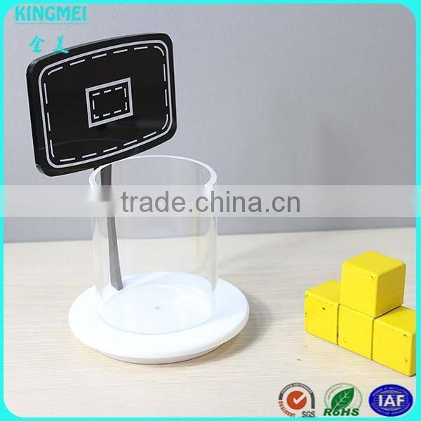 customized rounded acrylic pen display box tube,perspex storage box for pen