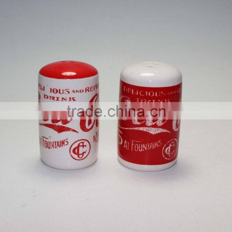 Porcelain salt and pepper shaker