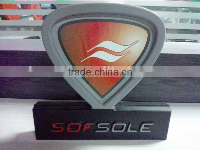 Hot forming small indoor billboard bit stand of plastic