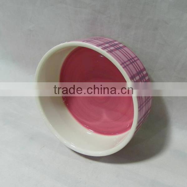 Grating Ceramic Dog Bowl