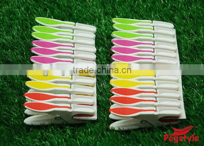 TPR clothes pins colorful plastic clothes pegs
