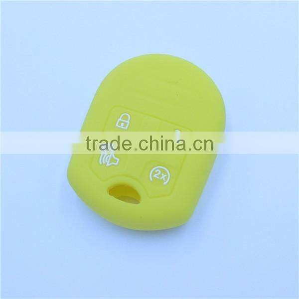 Factory supply silicone car key cover for ford 4 buttons