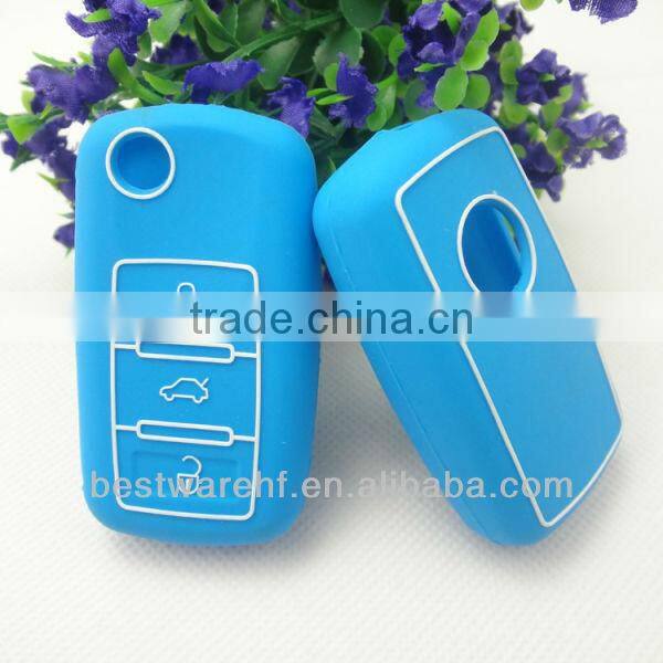 Fashion 2010 2013 Fob smart Volkswagen 3 buttons EOS,Loungyee,car key cover jackets.remote key cover case