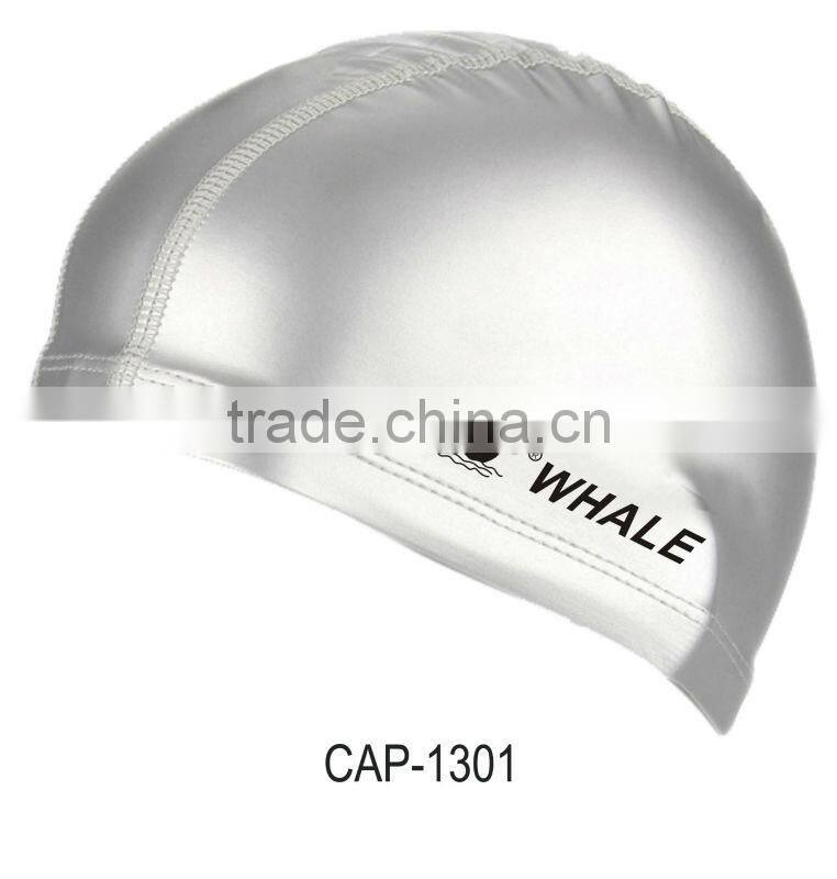 Fashional swim cap,fashional swimming cap with PU coating(CAP-1300)