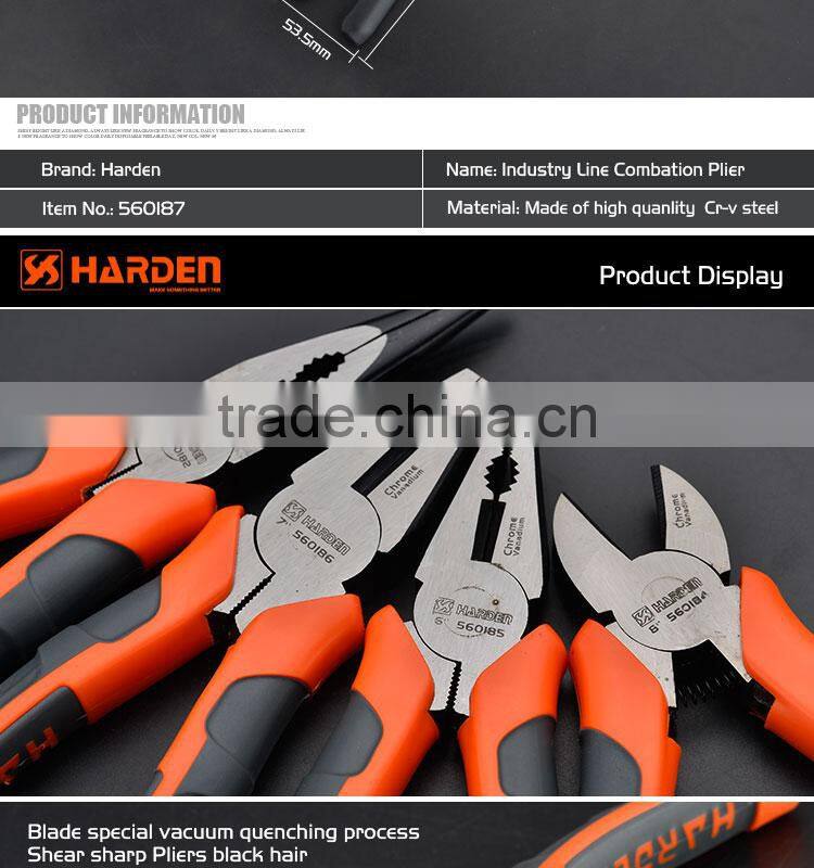 Industry line combination plier OEM ODM style handle combination tools