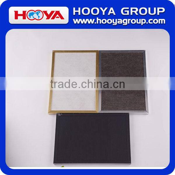 cheap but high quality letter board with white felt and white ps foam