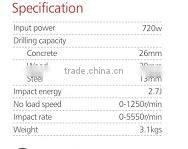 810101power tools concrete wood steel rotary hammer power tools or rotary hammer drill