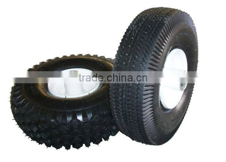 10inch pneumatic wheel 4.10/3.50-4 for hand truck