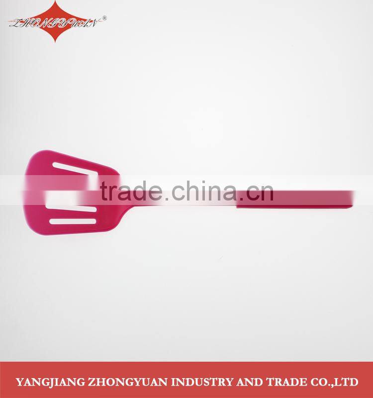 2014 hot sell 6 pcs set nylon plastic kitchenware with colorfui hook handle