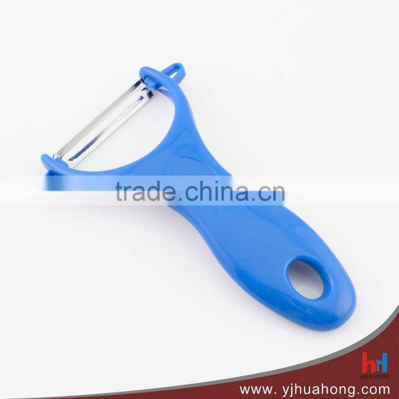 Plastic handle potato and fruit peeler,stainless steel vegetable peeler (HPL-14)