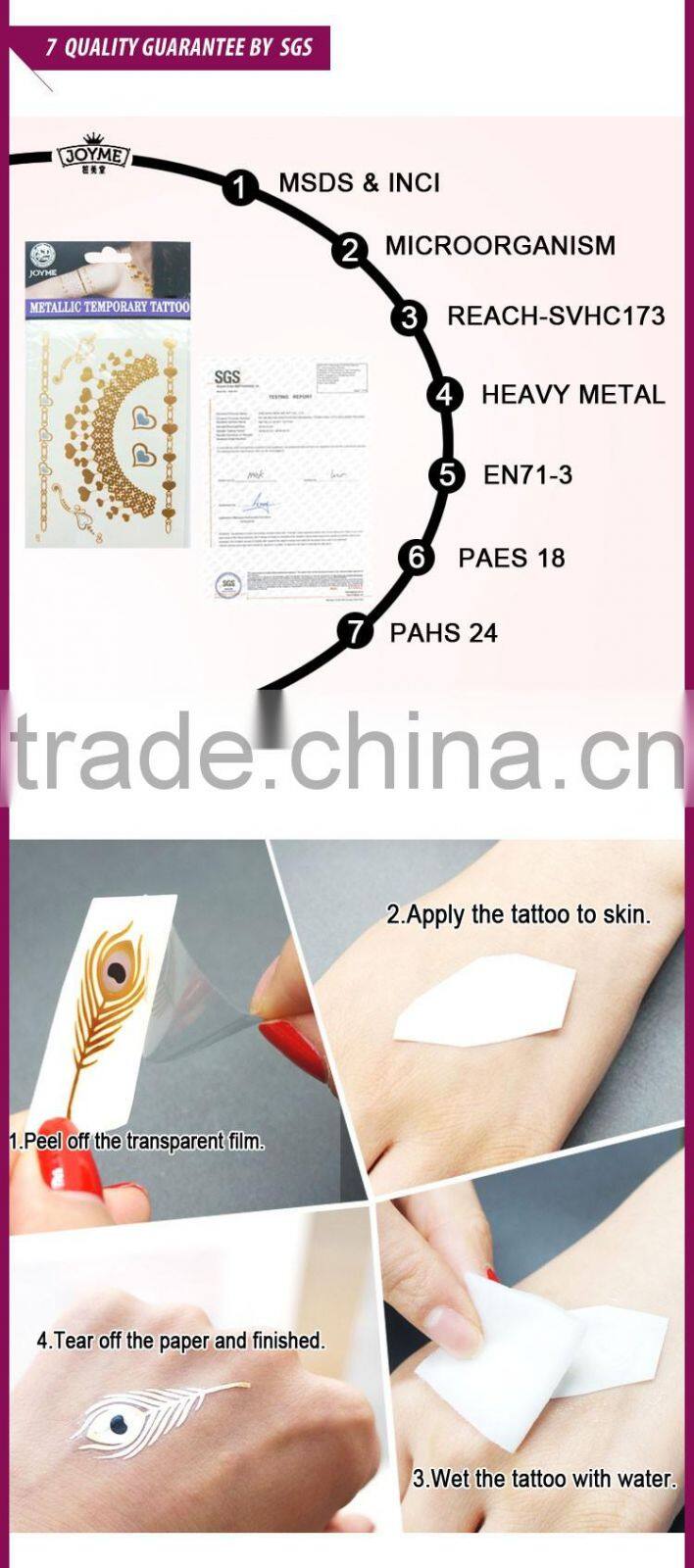 DIY Temporary Tattoo sticker For Women