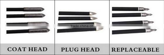 8mm Fiberglass Arrow Shafts With Round Points For Children' Camp