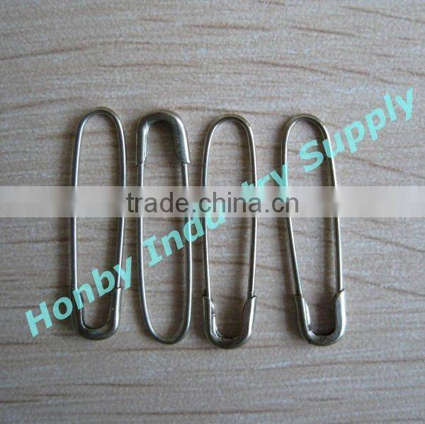 22mm Hang Tag Silver French Safety Pin