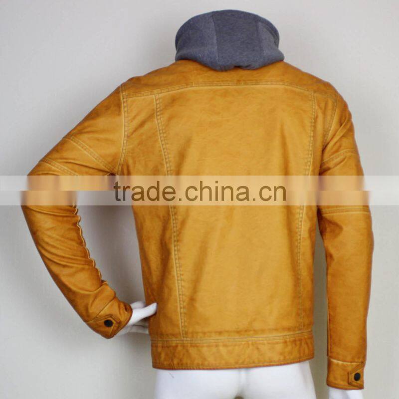 Genuine Biker PU Leather Jackets Men