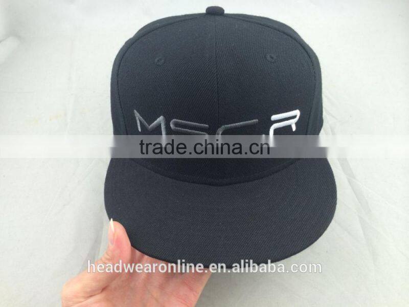 Fashion 6 panel trucker hat and snapback mesh cap with embroidery