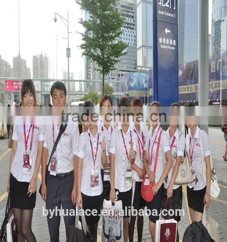 blue flower and balloon guipure embroidery design lace fabric for dress/blouse/cardigan/wedding dress