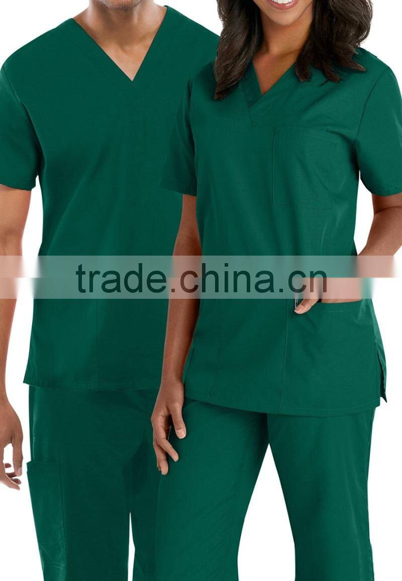 Custom hospital uniform clinical nurse medical scrubs uniform