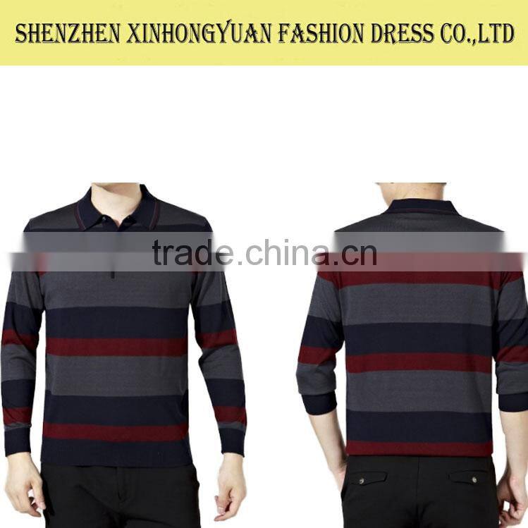 mens fashion long sleeves design t-shirt