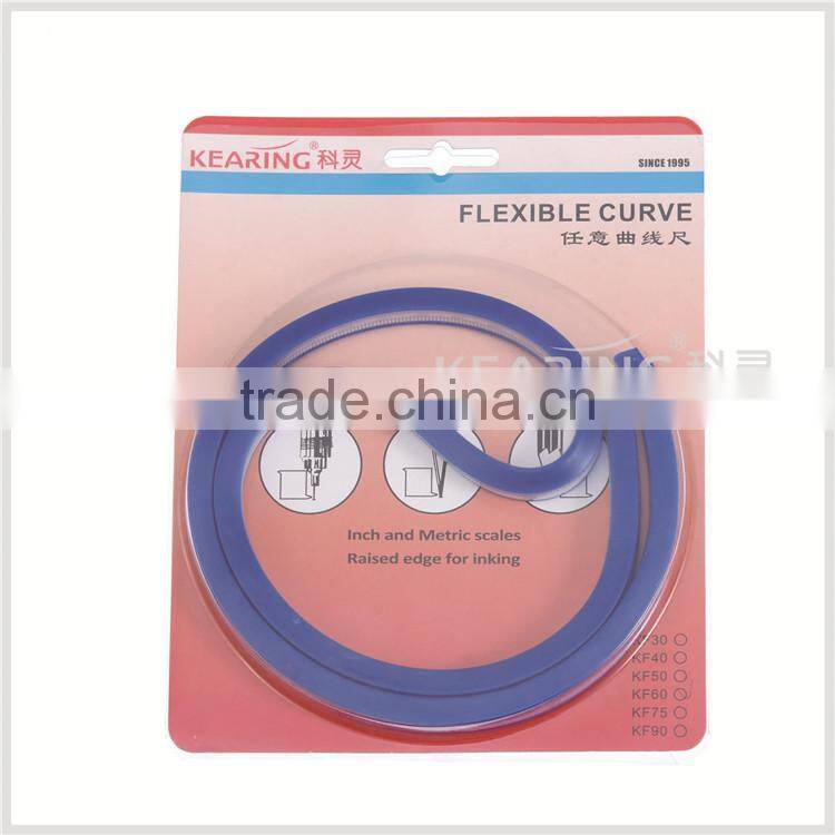 Kearing hot sale measuring tape 30cm length flexible curve rulers 2 regular colors can customize #KF30