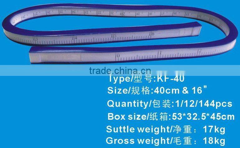 2017 New Kearing 40cm/16inch Flexible fFolding Curve Ruler Snake Ruler For Art Design