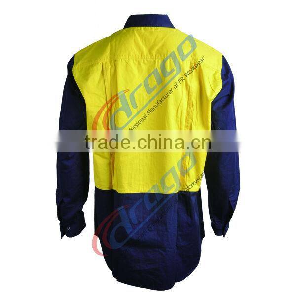 safty 100% cotton uv-proof shirt for sun protection