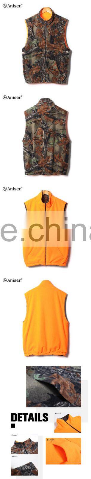 manufacturer clothing hunting fleece custom men vest