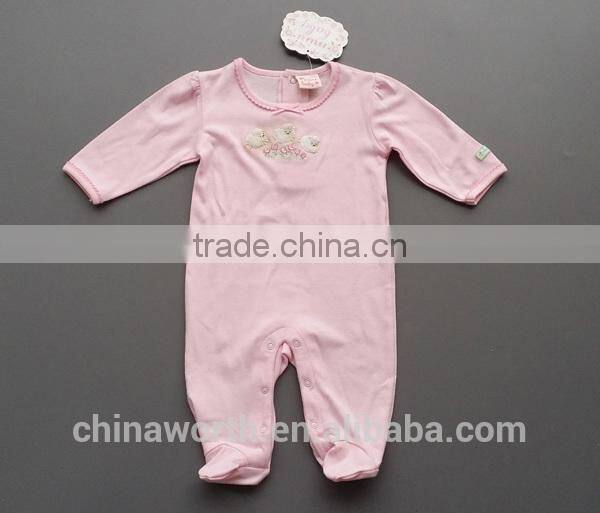 100% cotton Wholesale baby clothes cute baby romper for girls