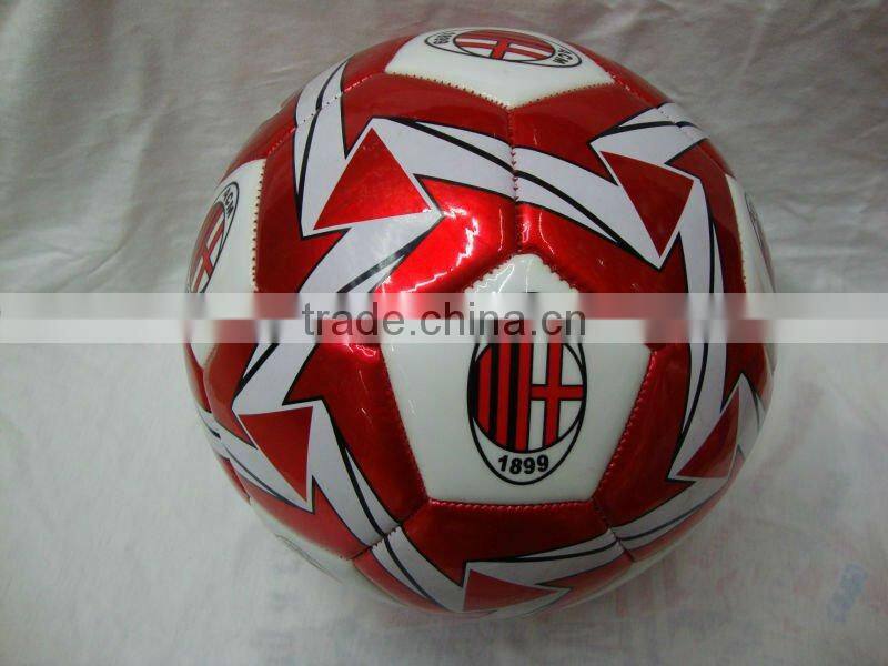 shiny PU classic training and promotional socer ball size 5