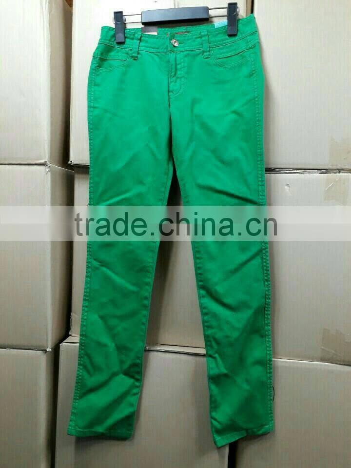 Cheap stock lot sale various Man Woman's Denim jean from Korea