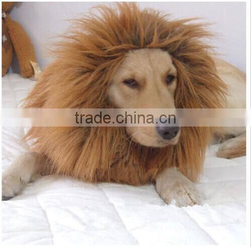 Pet Costume Lion Mane Wig for Dog Cat Halloween Clothes