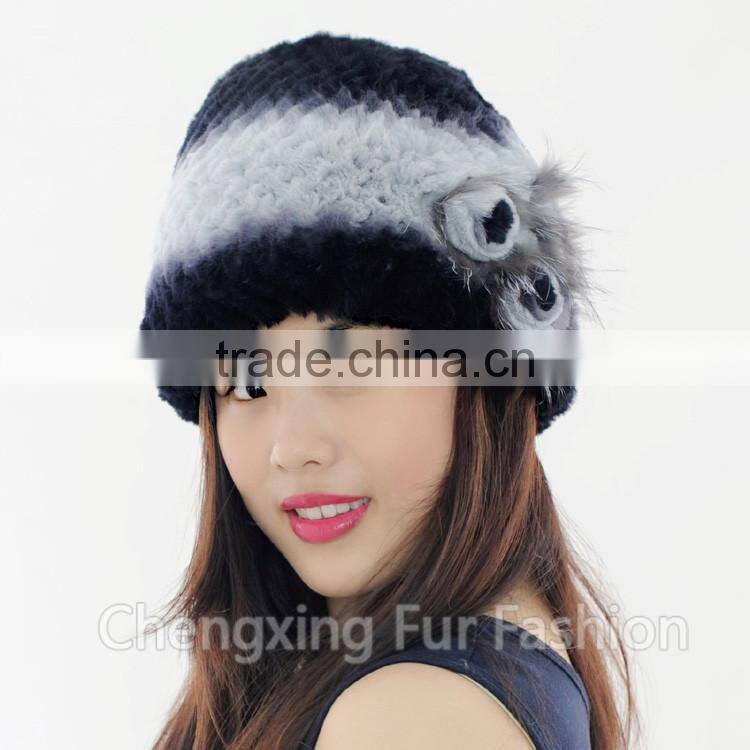 CX-C-246E 2016 Russian Fashion Rex Rabbit Fur Winter Hat