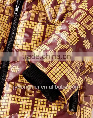 boys print down jacket
