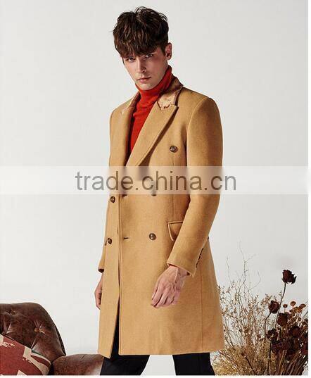 Hot Selling Winter Wool Men Coat
