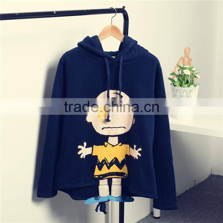 2015 Children's clothes hoodies 100%cotton silk screen printing hoodies for promotion