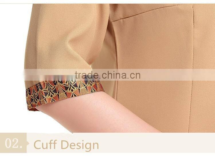 Fashion uniform design working uniform wholesale custom thai spa uniform