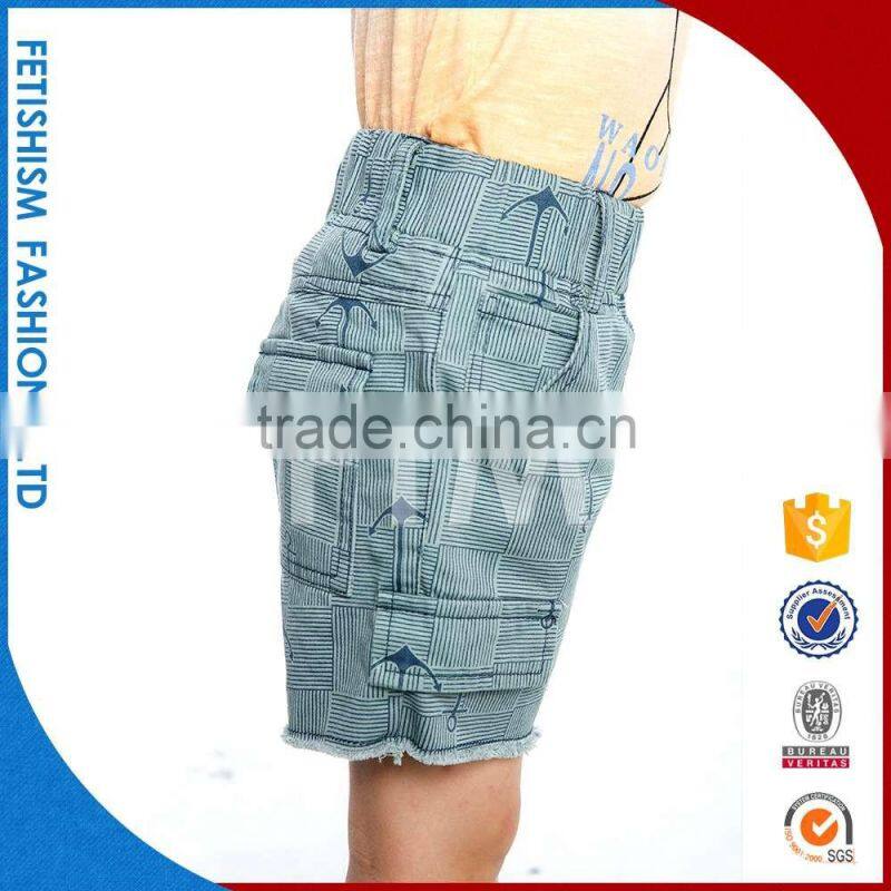 Popular custom boys kids cotton boys jeans shorts