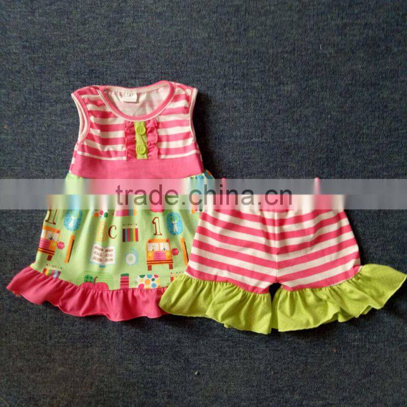 New Item Wholesale boutique suppliers baby Halloween clothes two piece outfits