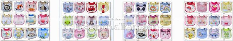 OEM or Stocked ,5PCS/SET Baby Bibs set,Mesh bag baby Babybibs set,100%cotton bib