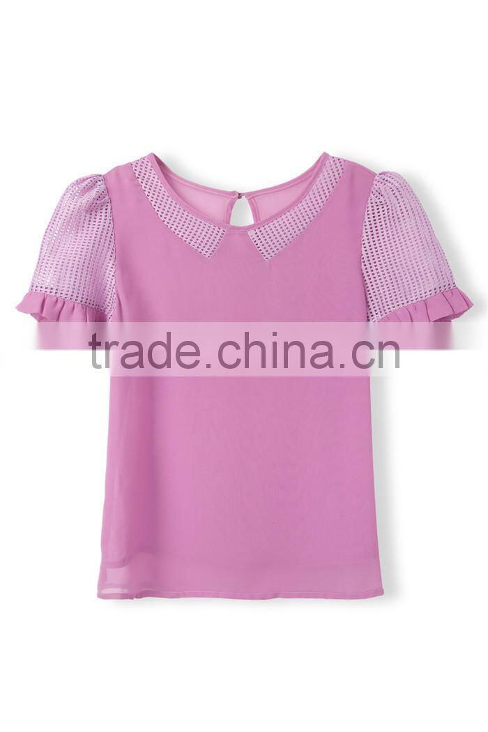 net style latest casual summer women milk silk blouse, transparent saree blouse,cheap womens blouses