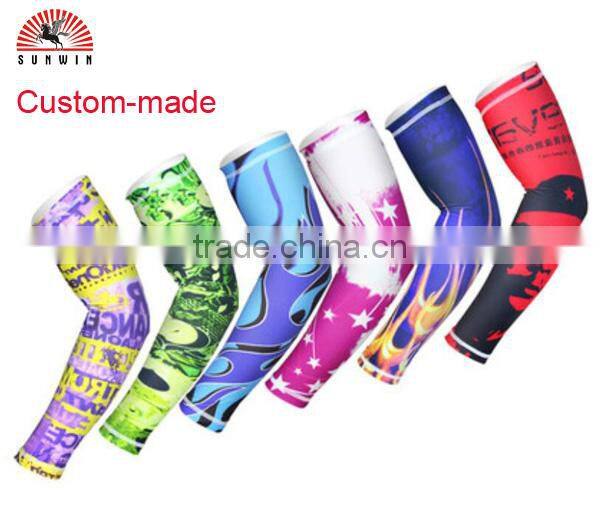 Best selling custom sublimation cool soccer/basketball sport arm protection warmers arm sleeve
