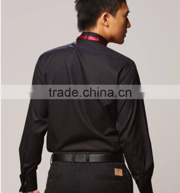 mens long sleeve wing tip collar tuxedo shirt