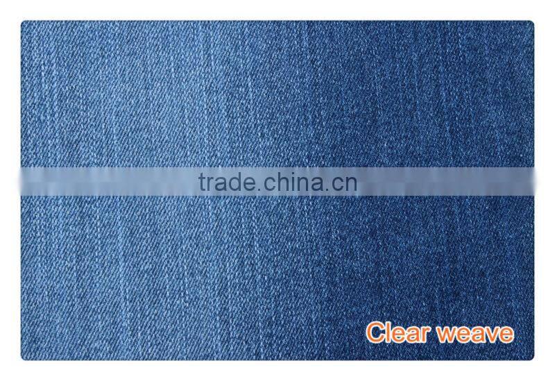 High quality 55/56" width custom digital printed cotton denim fabric
