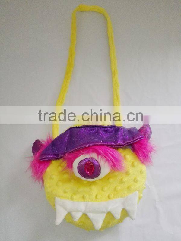 New design fancy animal shaped plush coin purse frame for kids