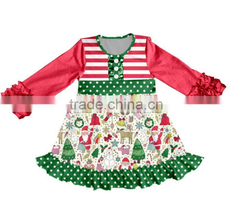 New design wholesale baby girl boutique matching clothing sets smocked baby girl dress